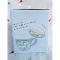Sanrio Latte Art Mug Cinnamoroll 3D with Lid Light Blue Sanrio