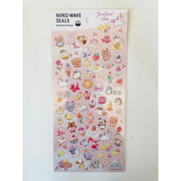 Japan Mind Wave Seals Yume Yume Sekai Kawaii Animals Stickers Sheet