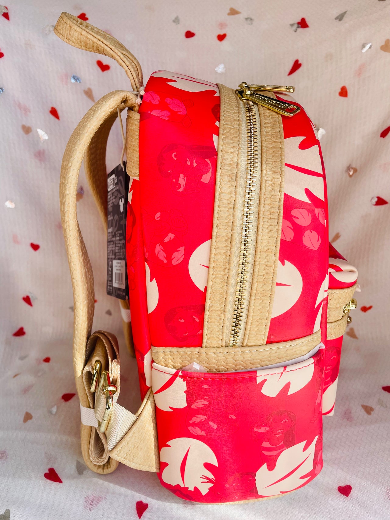 Loungefly Disney Lilo & Stitch Charm Cosplay Mini Backpack Loungefly
