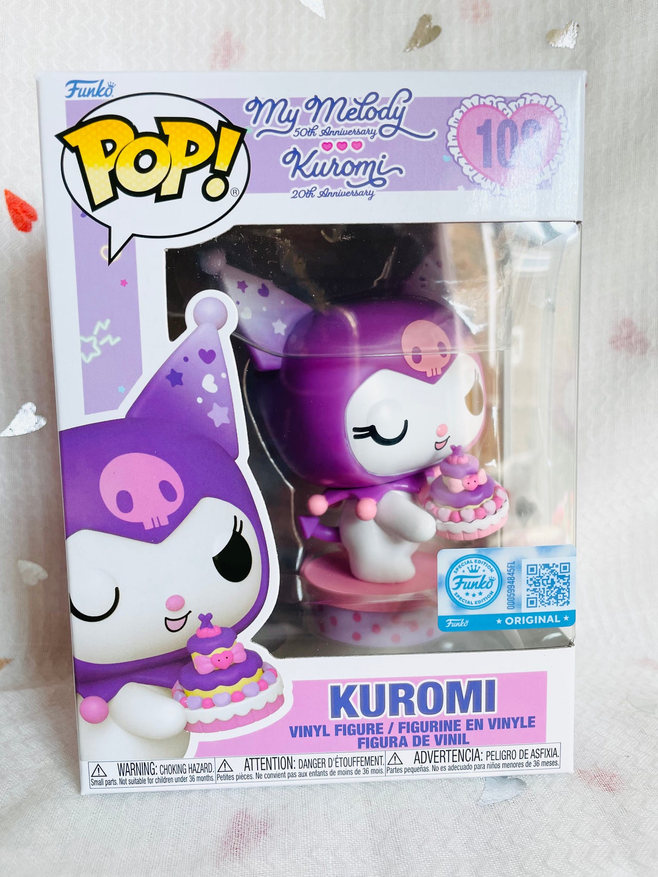 Funko Pop! My Melody Kuromi 108 Kuromi with Cake Vinyl Figure Funko