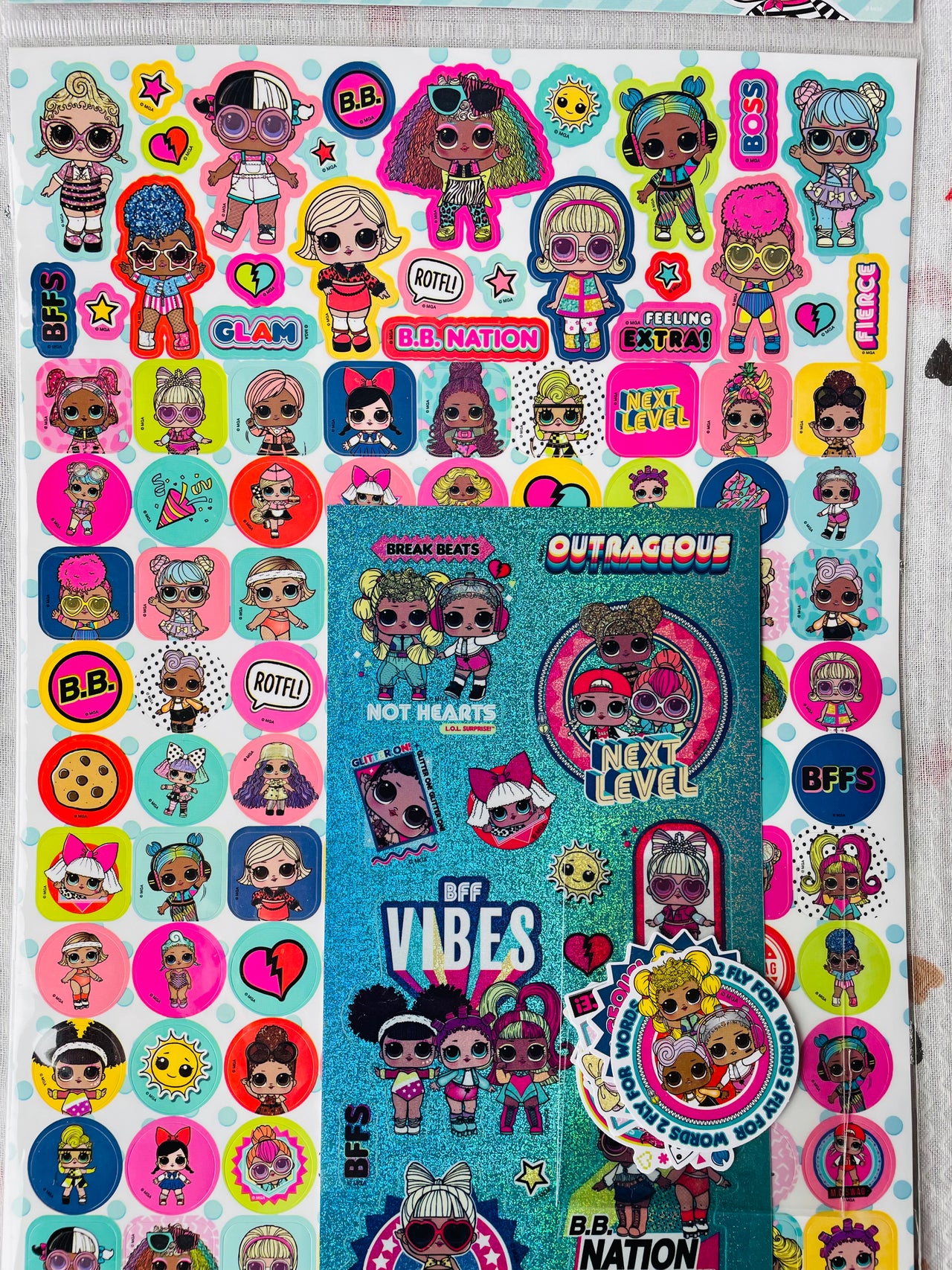 LOL Surprise Mega Sticker Pack Paper Projects