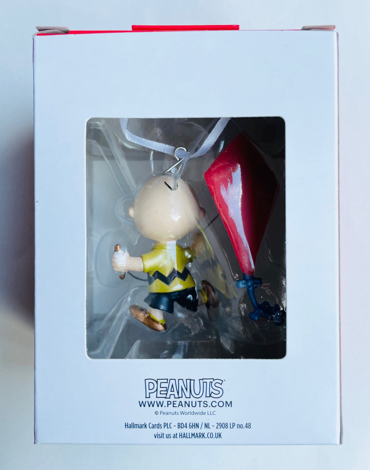 Hallmark Peanuts Hanging Ornament Charlie Brown with Kite Design