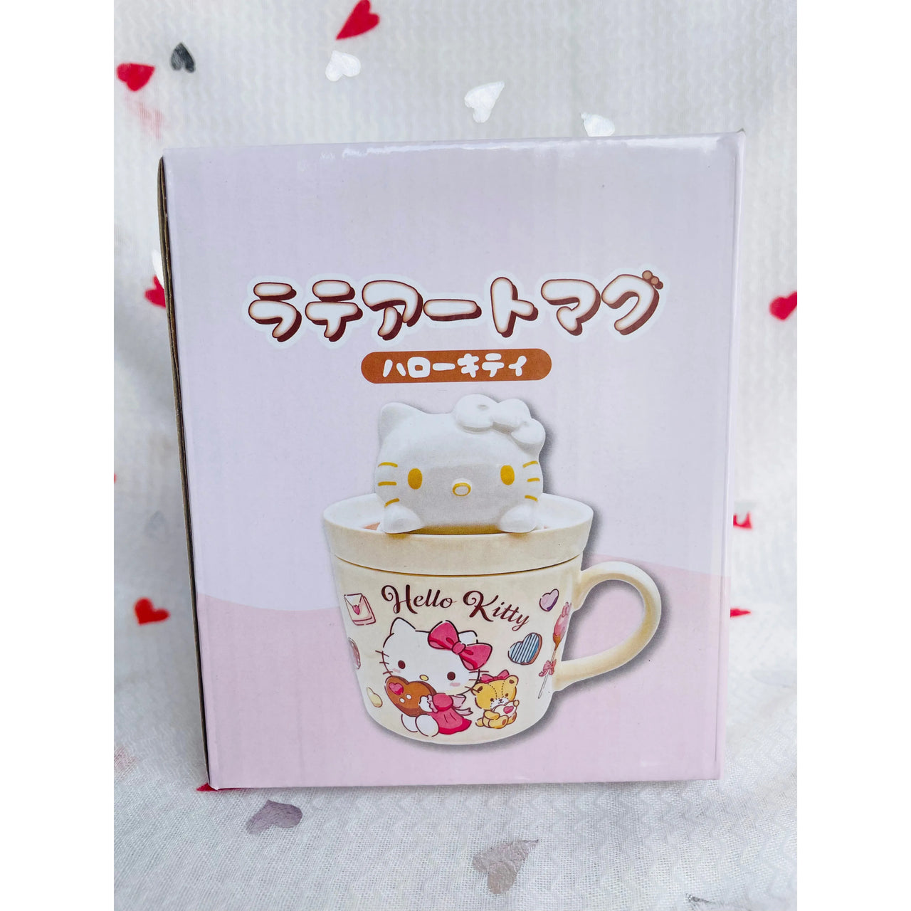 Sanrio Latte Art Mug Hello Kitty 3D with Lid Sanrio