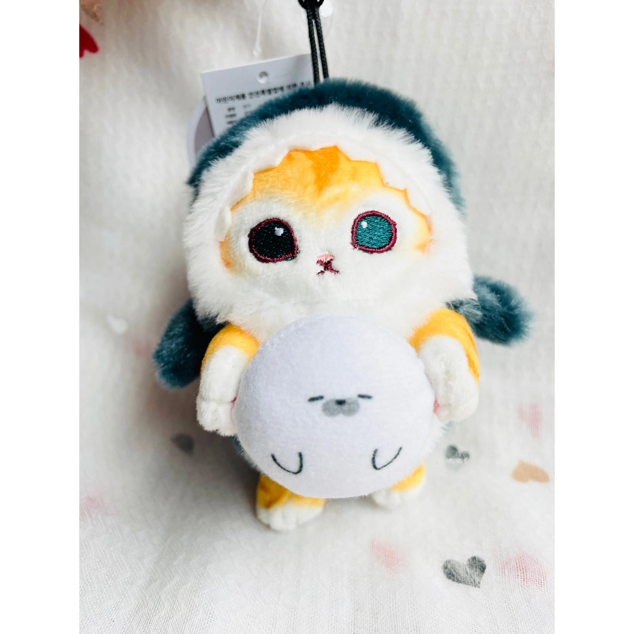 Mofusand Cheese Cat Shark Costume Plush 13cm Mofusand