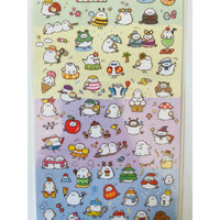 Japan Mind Wave Seals Kawaii Birds Stickers Sheet