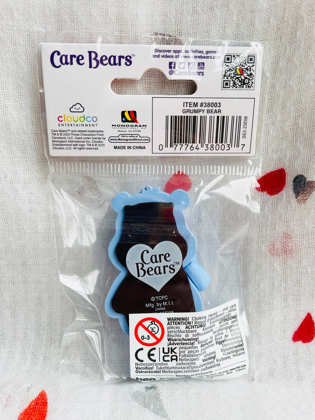 Care Bears Soft Touch PVC 3D Magnets Grumpy Bear Monogram International