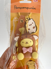 Sanrio Hello Kitty and Friends Animal Series Keychain with Hand Strap - Pompompurin Sanrio