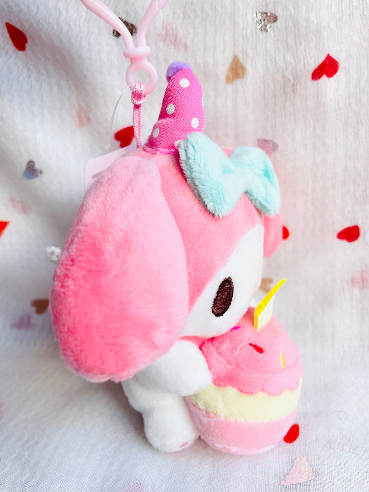 Sanrio Birthday Cake Plush Keychain 13cm My Melody Sanrio