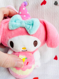 Sanrio Birthday Cake Plush Keychain 13cm My Melody Sanrio