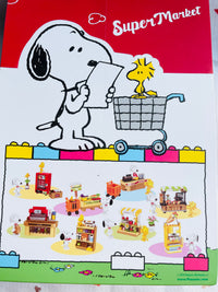Snoopy Block Mini Surprise Box Super Market Peanuts