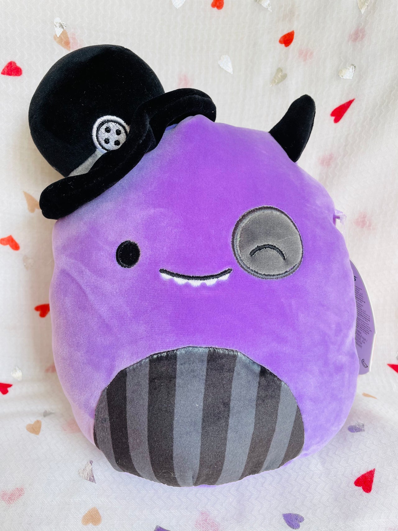 Squishmallows Halloween 7.5" Plush Earworm the Purple Monster Squishmallows