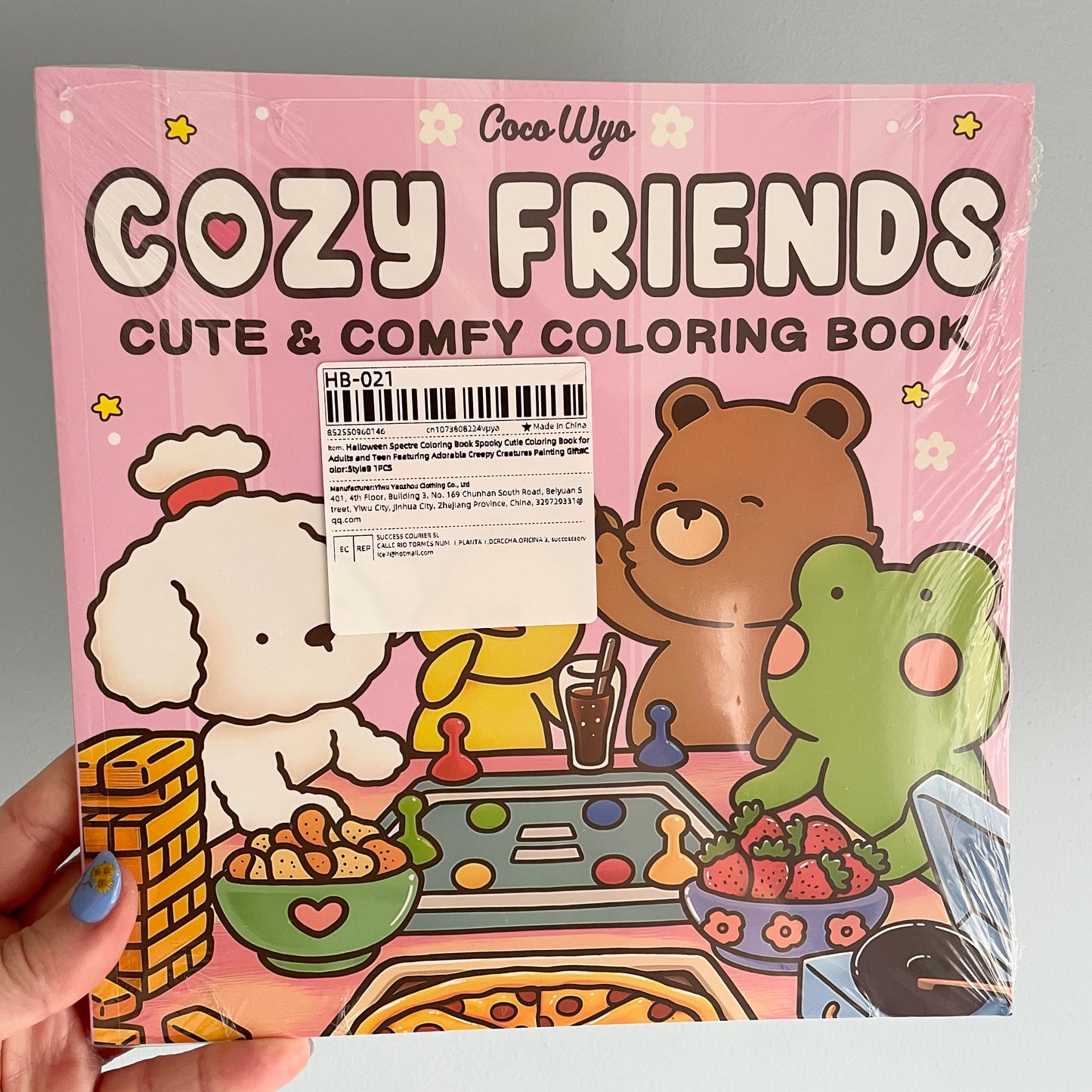 Cozy Friends Cute and Comfy Kawaii Colouring Book Unbranded