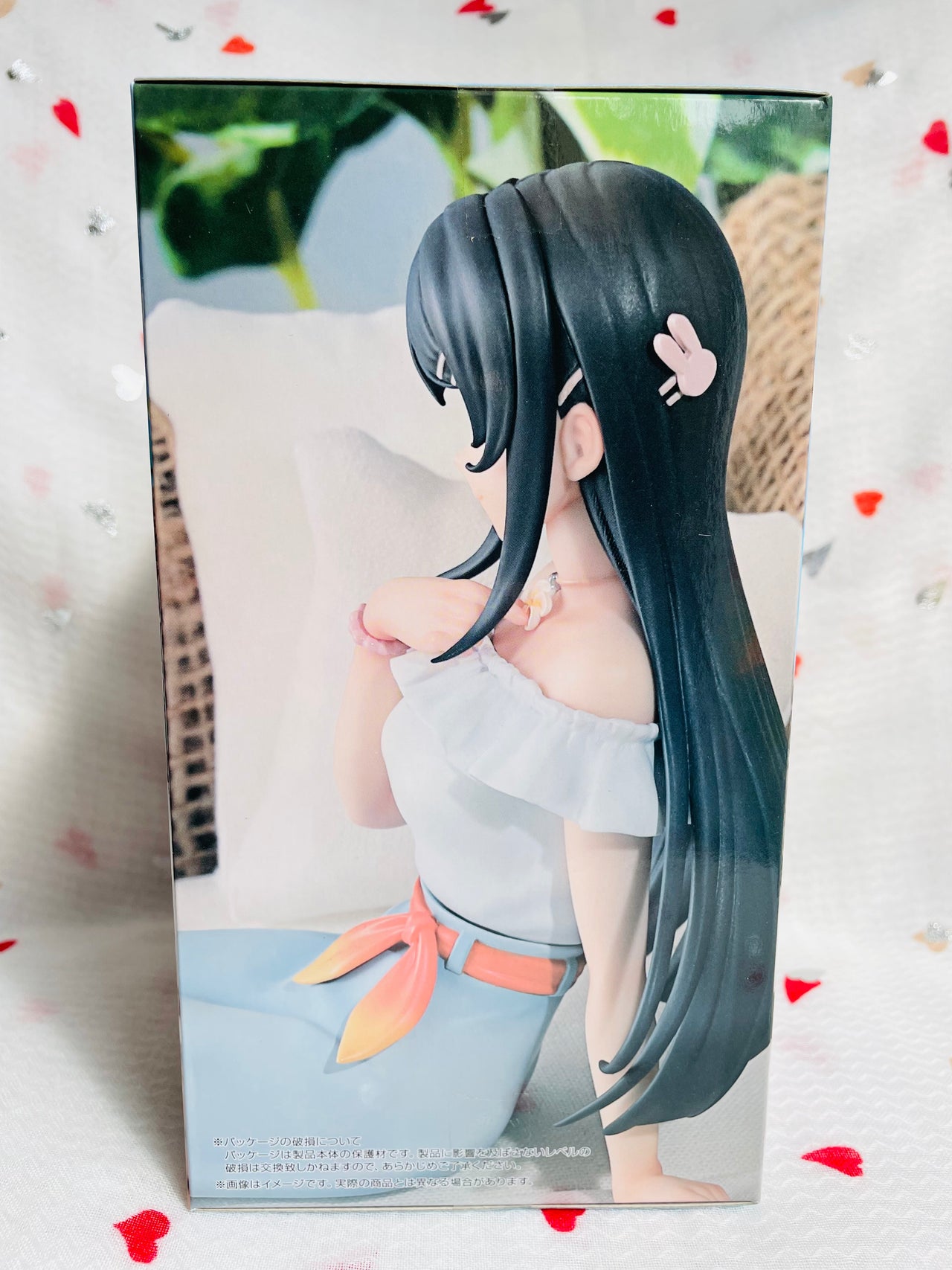 Rascal Does Not Dream of Bunny Girl Senpai Noodle Stopper PVC Statue Mai Sakurajima Summer Outfit Ver. 15 cm FuRyu