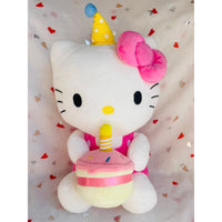 Sanrio Celebration  Party Hat Cake Plush Hello Kitty Sanrio