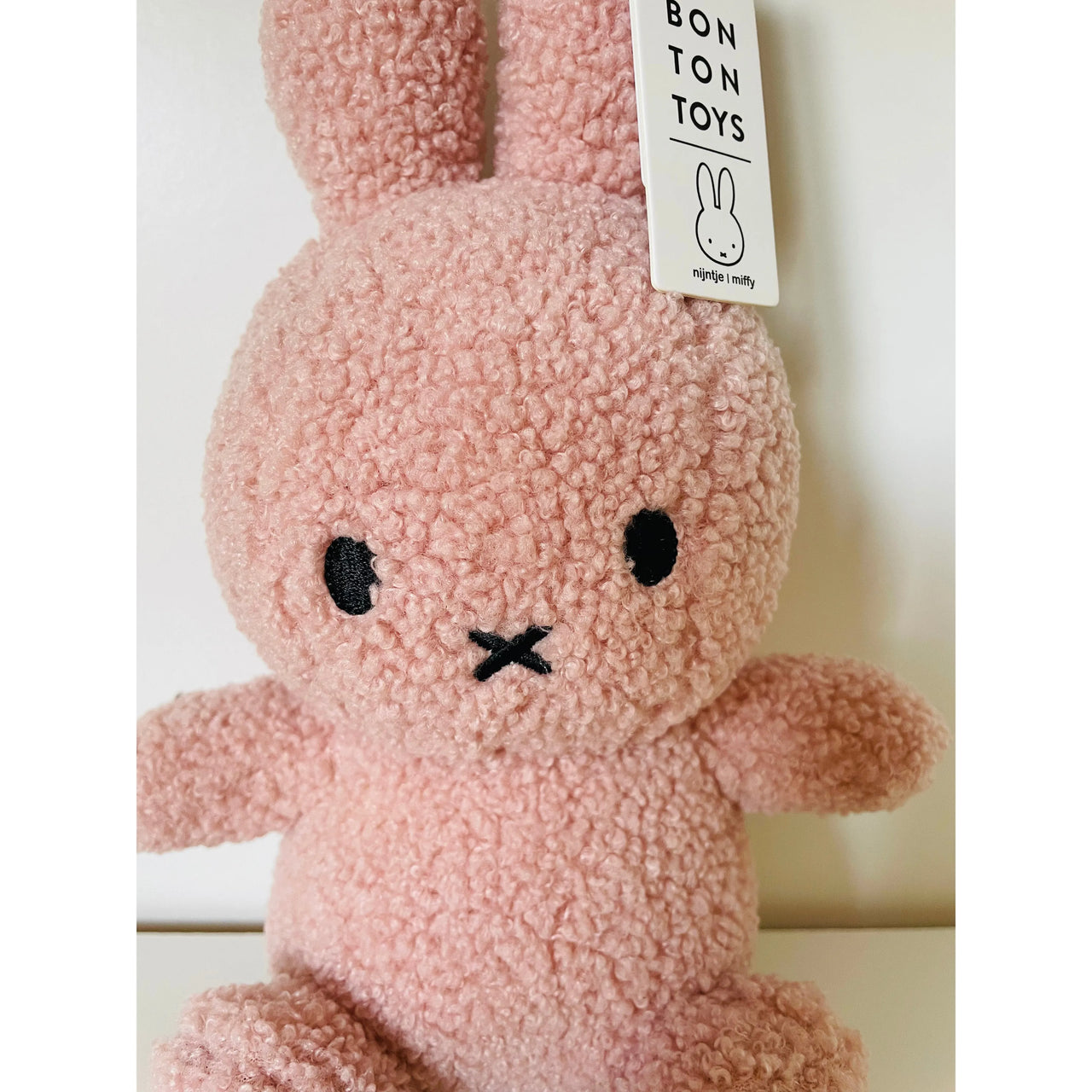 Miffy Tiny Teddy Pink 23cm - 100% Recycled