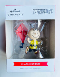 Hallmark Peanuts Hanging Ornament Charlie Brown with Kite Design