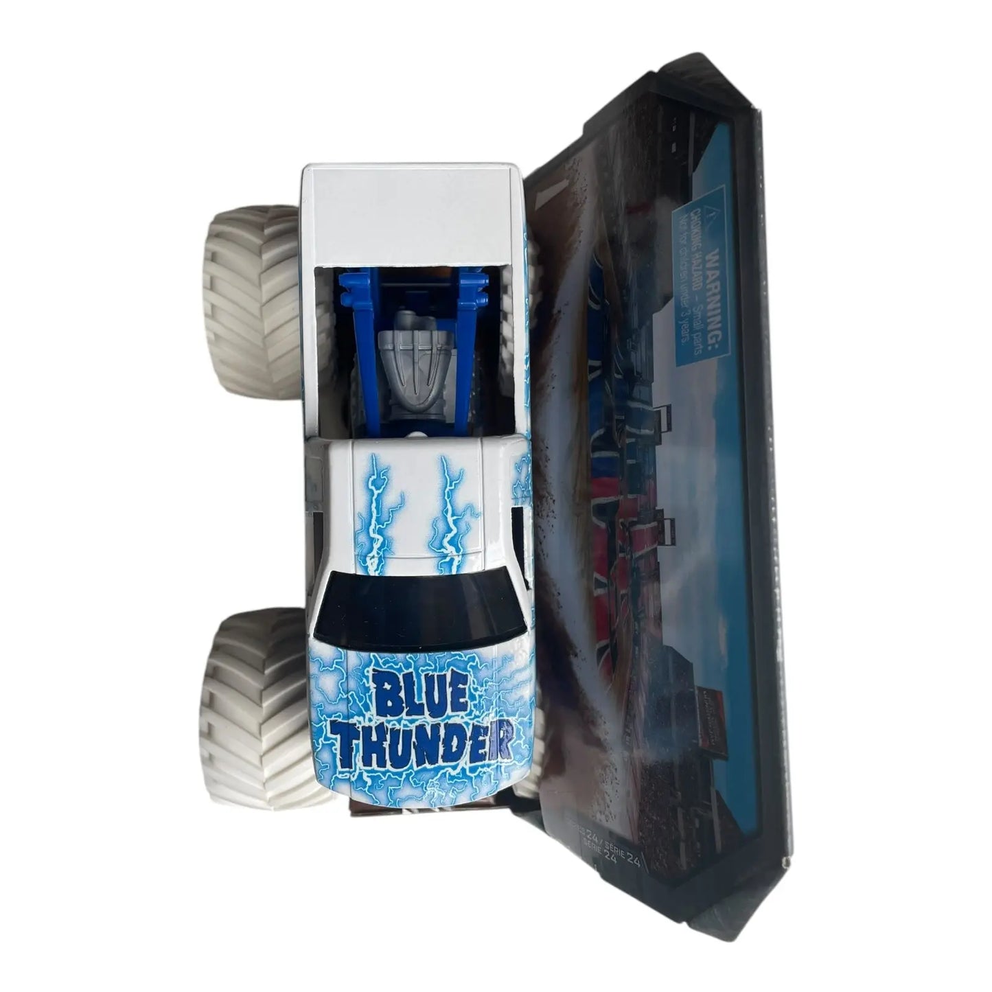 Monster Jam 1:24 Die Cast Blue Thunder - Kawaii Toys