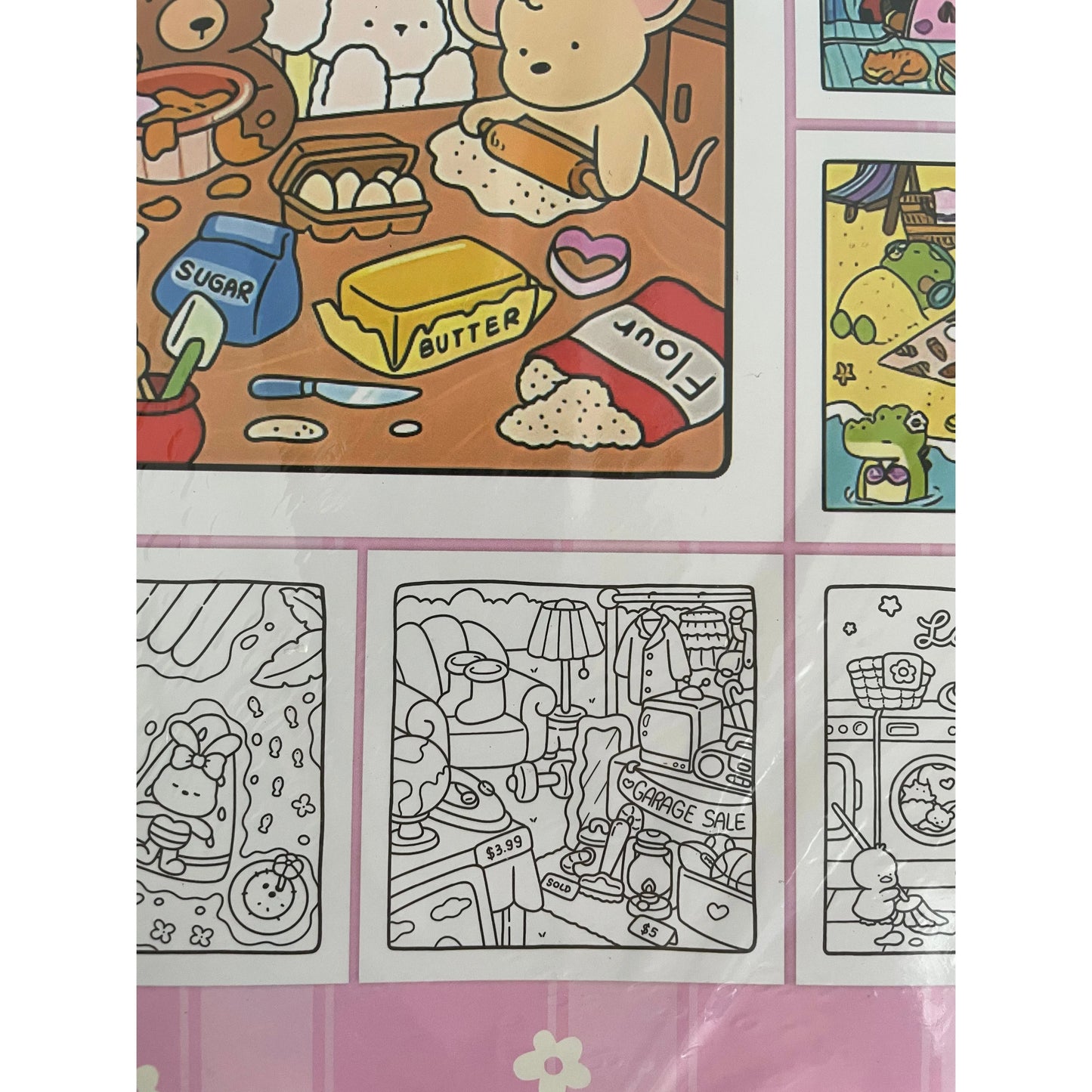 Cozy Friends Cute and Comfy Kawaii Colouring Book Unbranded