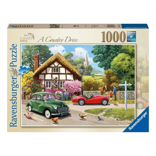 Leisure Days No.9 A Country Drive 1000 Piece Jigsaw Puzzle - Kawaii Toys