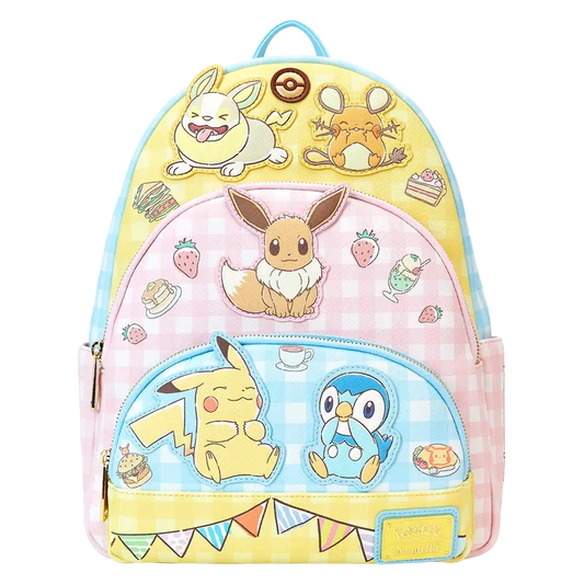 Loungefly Pokémon Café Triple Pocket Mini Backpack Loungefly