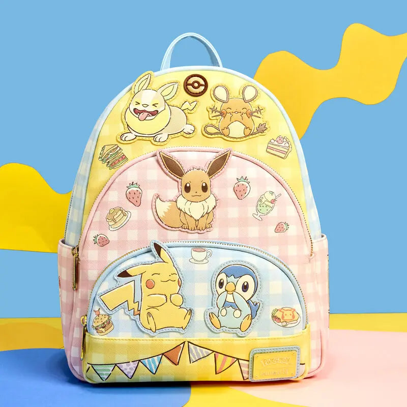 Loungefly Pokémon Café Triple Pocket Mini Backpack Loungefly