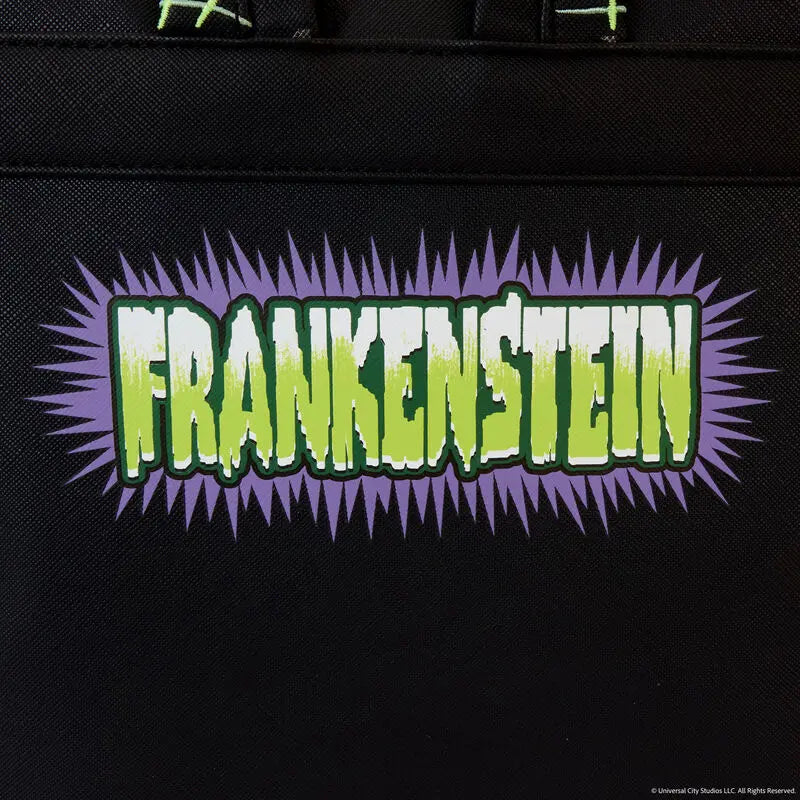 Loungefly Universal Monsters Frankenstein Mask Glow Mini Backpack With Coin Bag - Kawaii Toys