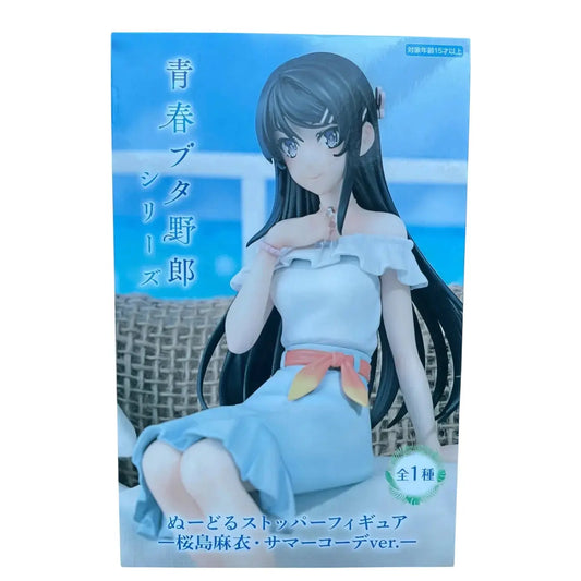 Rascal Does Not Dream of Bunny Girl Senpai Noodle Stopper PVC Statue Mai Sakurajima Summer Outfit Ver. 15 cm FuRyu