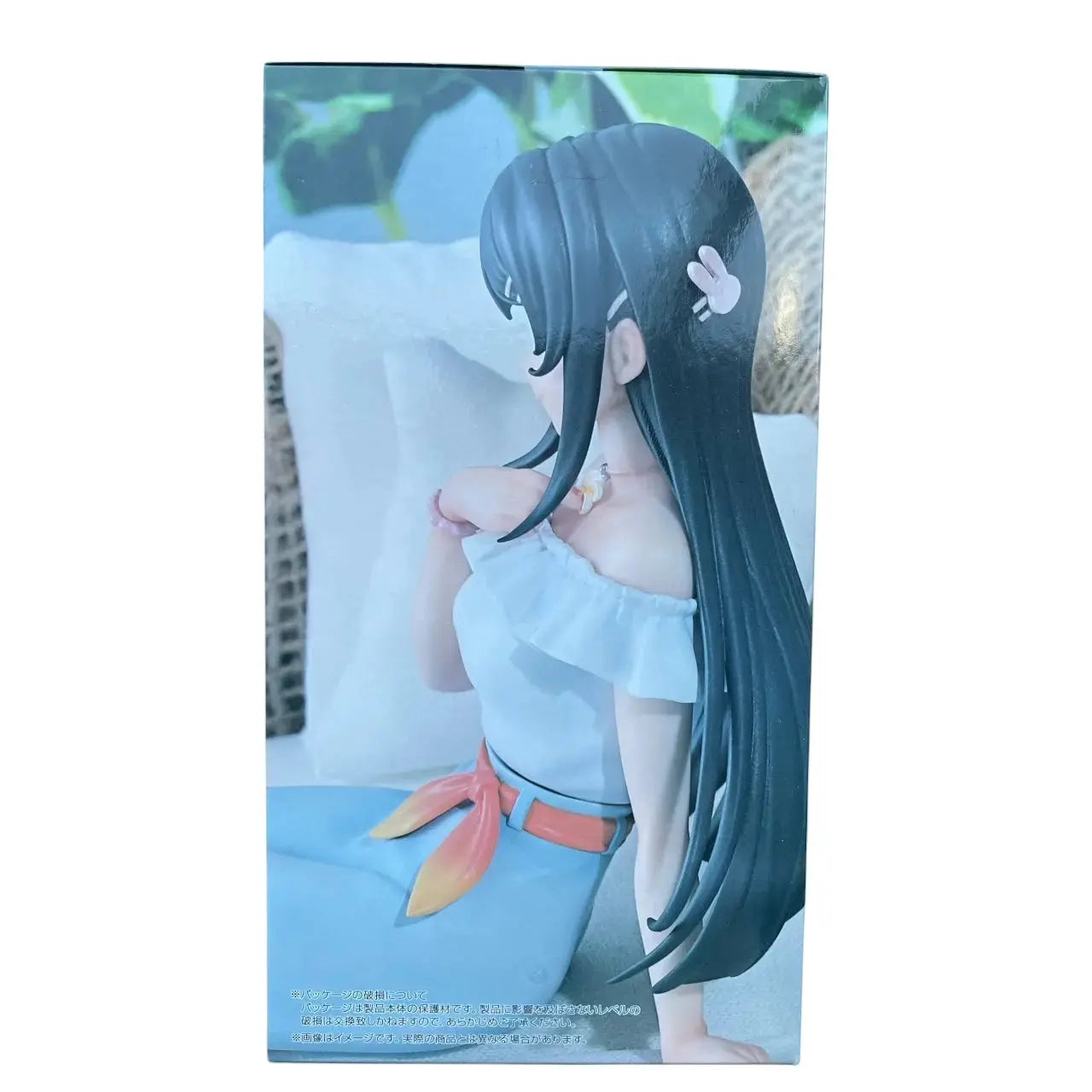 Rascal Does Not Dream of Bunny Girl Senpai Noodle Stopper PVC Statue Mai Sakurajima Summer Outfit Ver. 15 cm FuRyu