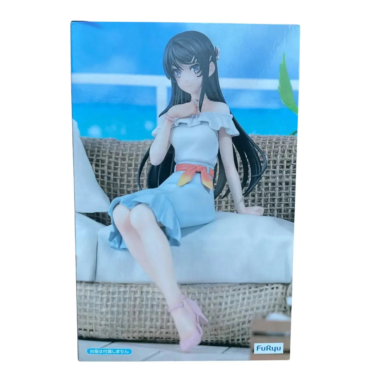 Rascal Does Not Dream of Bunny Girl Senpai Noodle Stopper PVC Statue Mai Sakurajima Summer Outfit Ver. 15 cm FuRyu