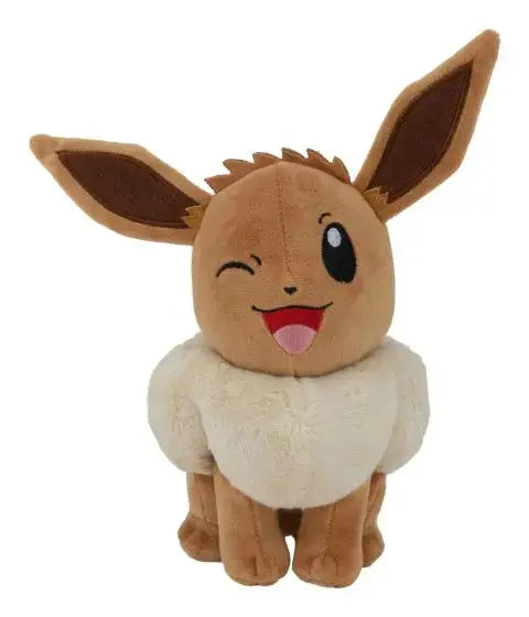 Pokemon 8" Eevee Winking Plush Pokemon