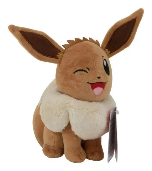 Pokemon 8" Eevee Winking Plush Pokemon