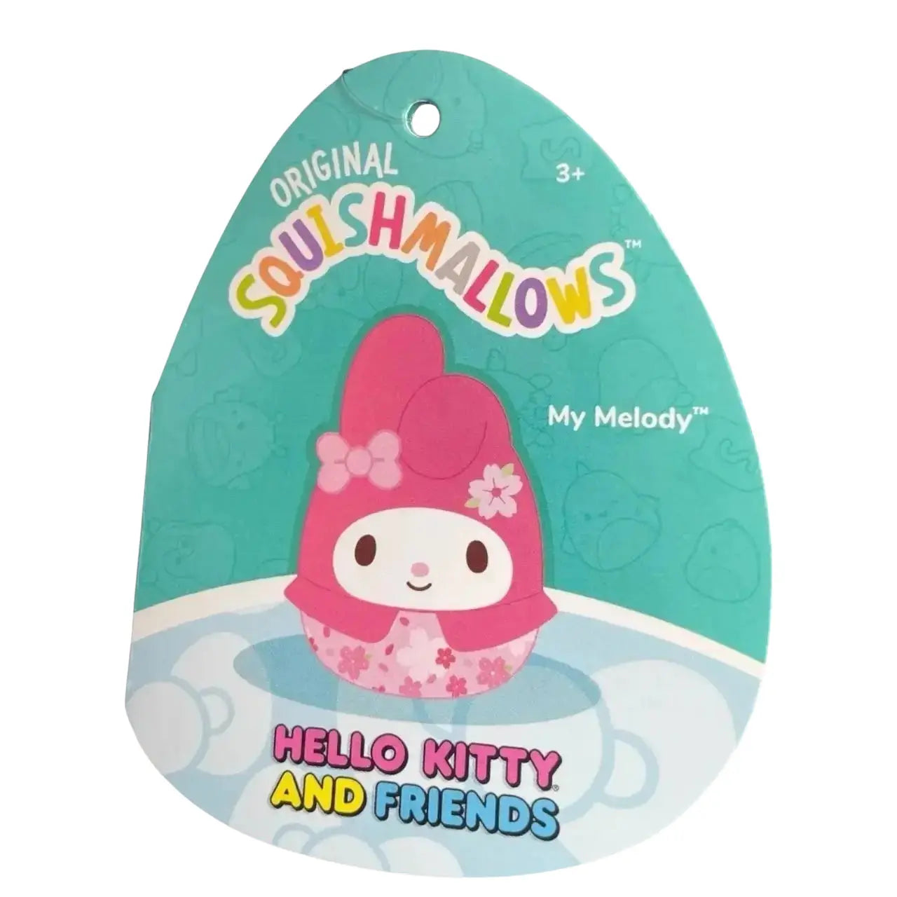 Squishmallow Sanrio Plush 8" My Melody Sakura Squishmallows