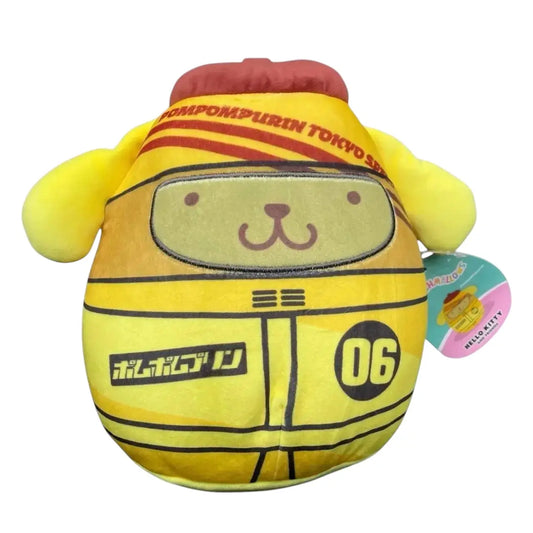 Squishmallow Sanrio Plush Toy 8" Pompompurin Tokyo Racer Squishmallows