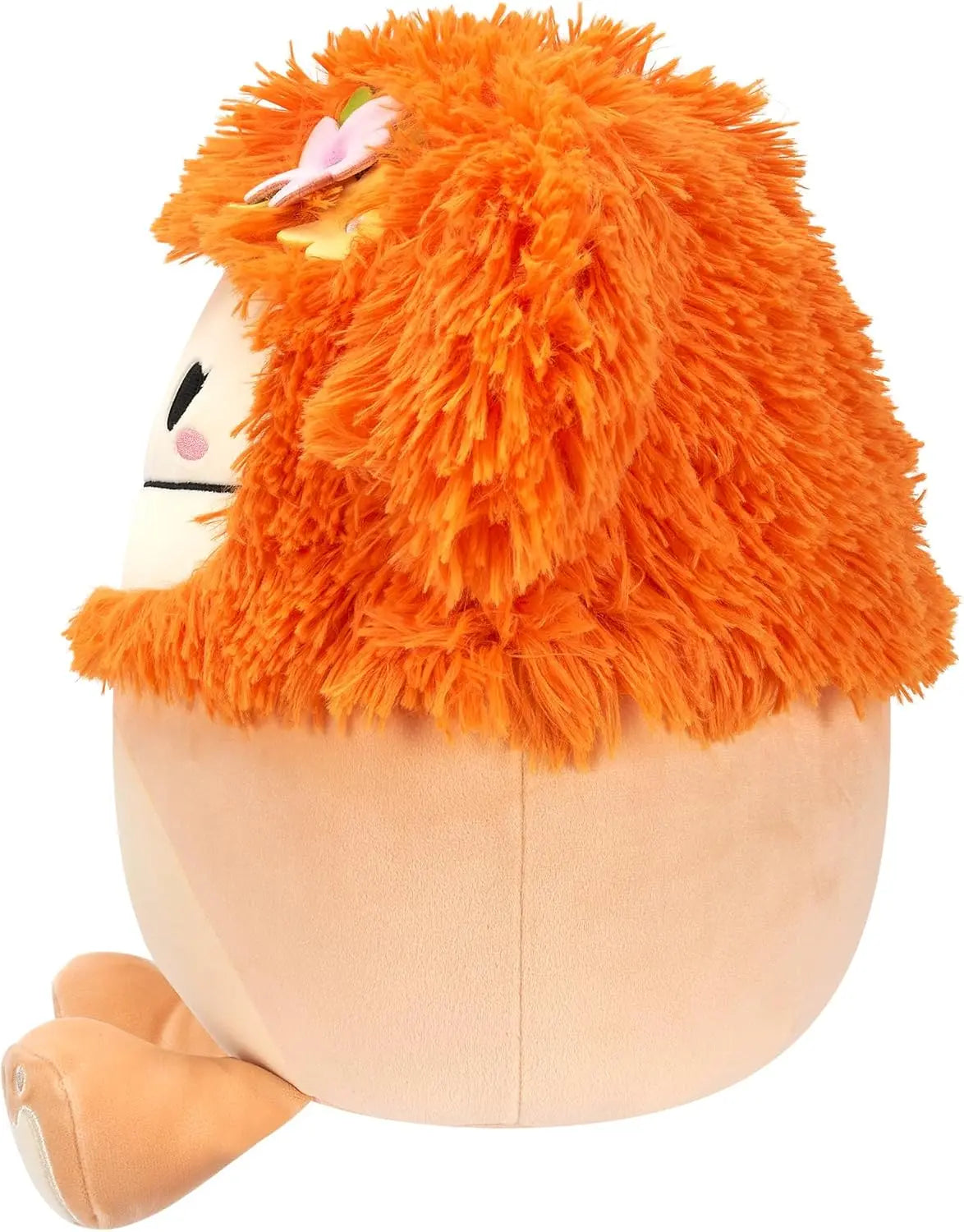 Squishmallows 12" Plush Shasta the Light Orange Bigfoot with Flower Squishmallows