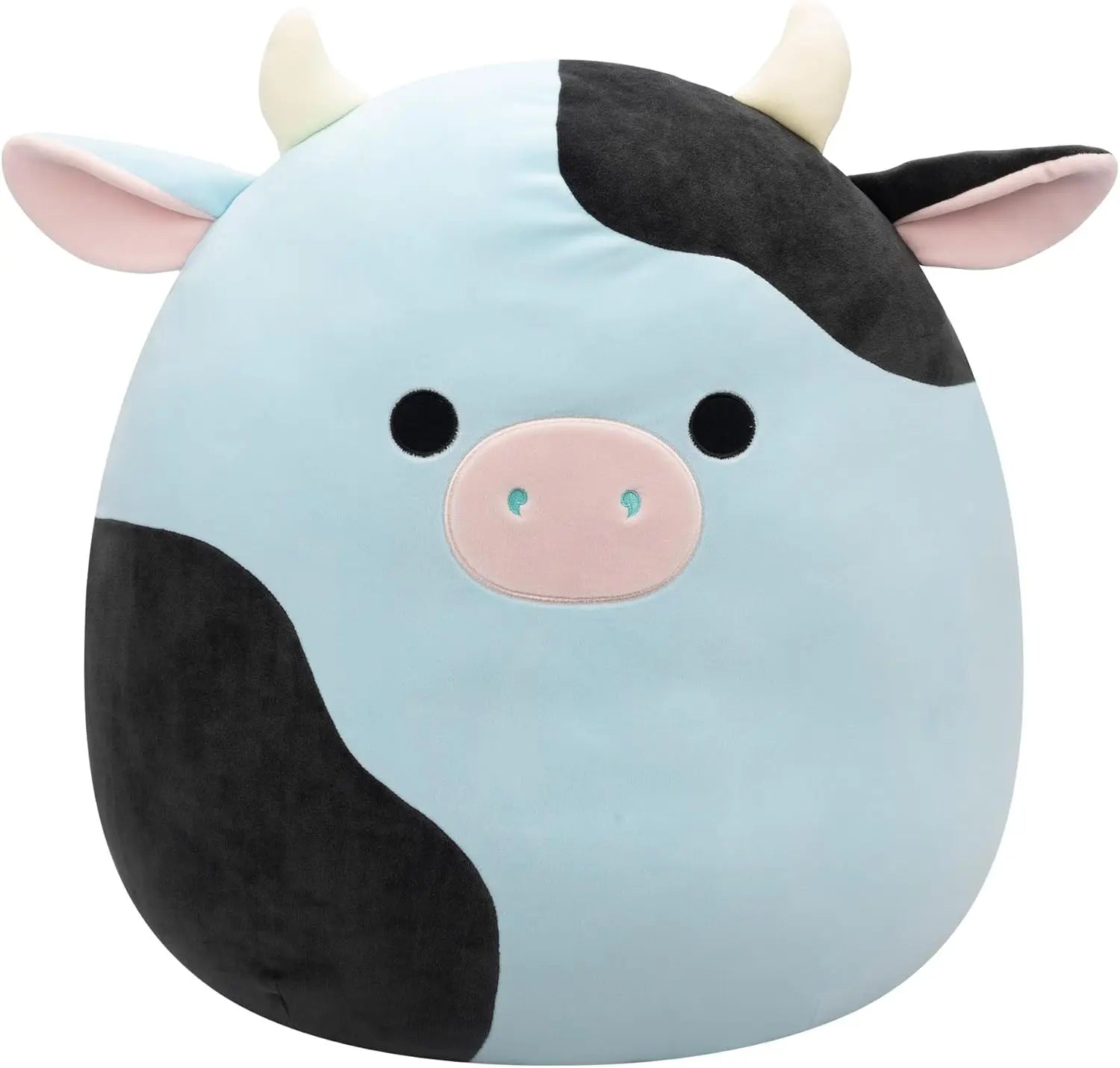 Squishmallows 20" Plush Blue and Black Cow Cillian Squishmallows