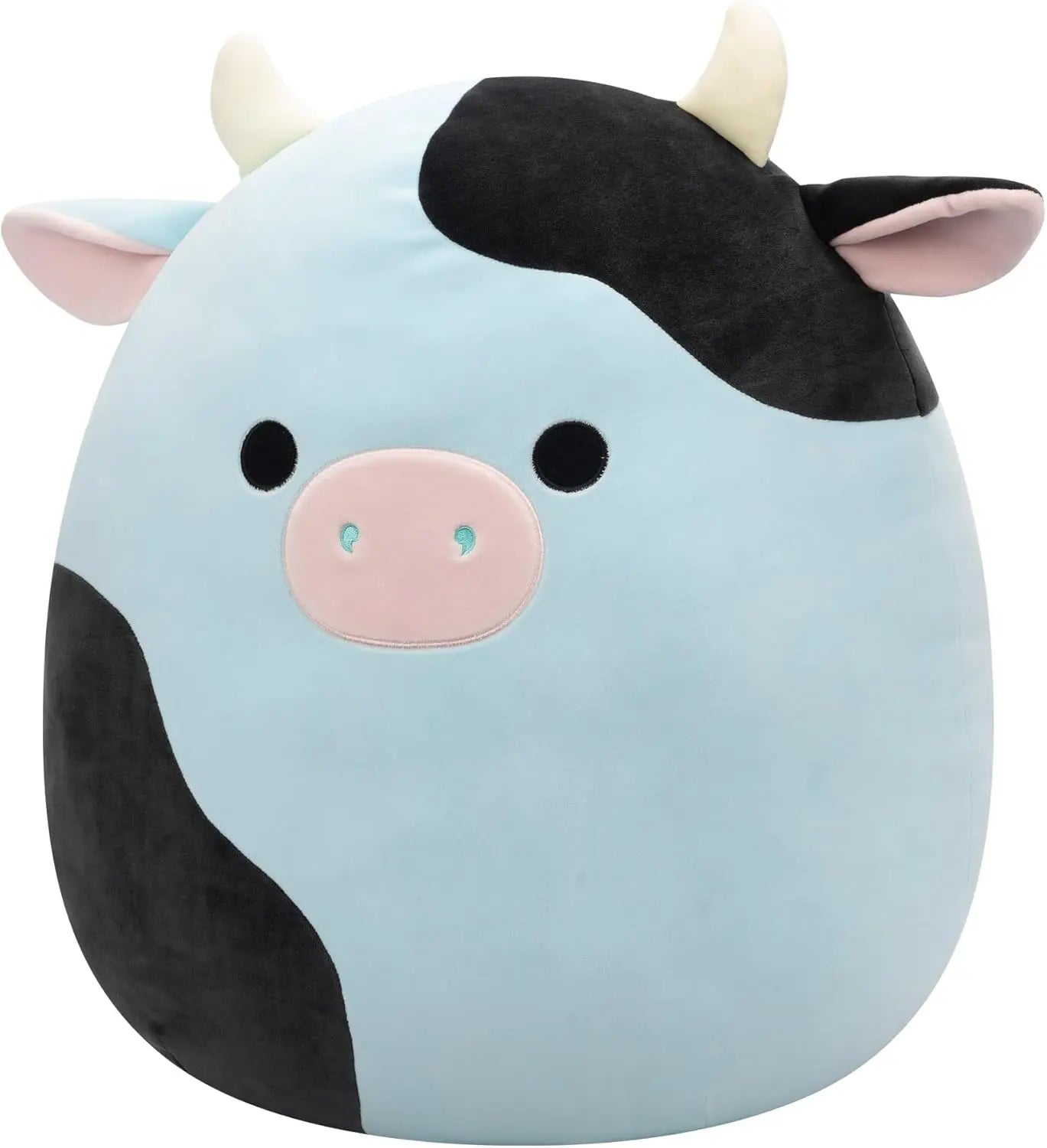 Squishmallows 20" Plush Blue and Black Cow Cillian Squishmallows