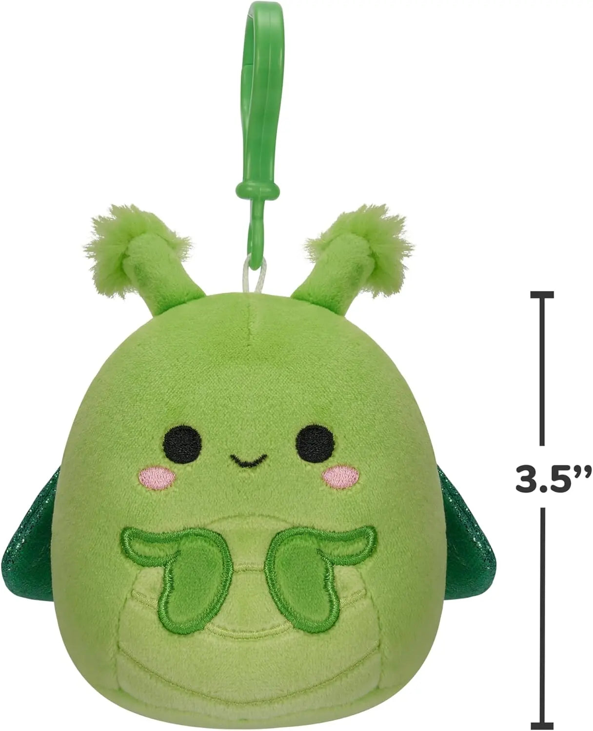 Squishmallows 3.5" Mini Clip-On Plush Trenton The Mantis Squishmallows