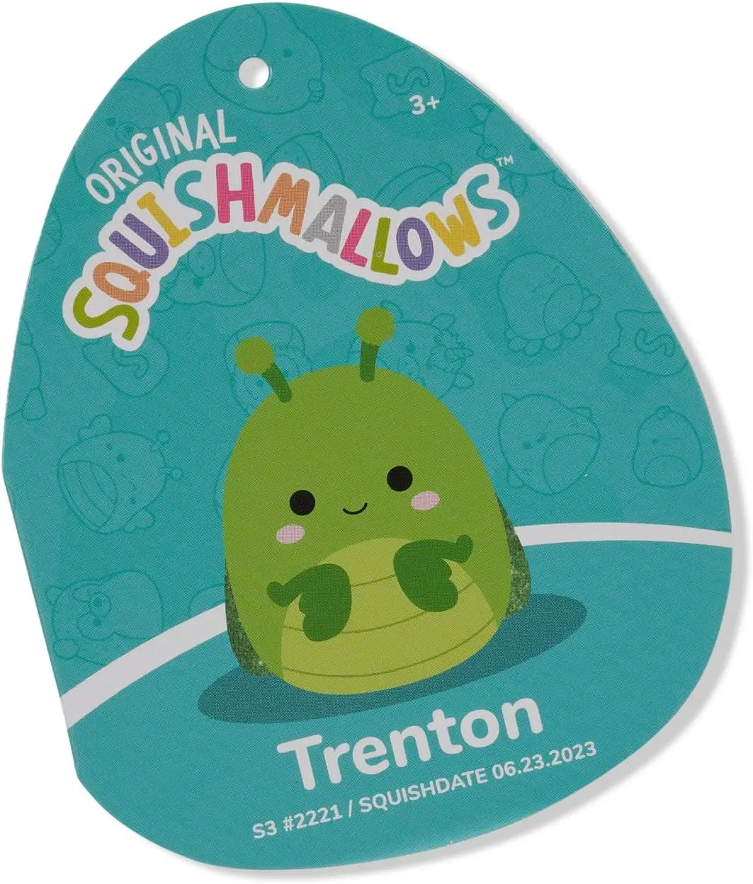 Squishmallows 3.5" Mini Clip-On Plush Trenton The Mantis Squishmallows