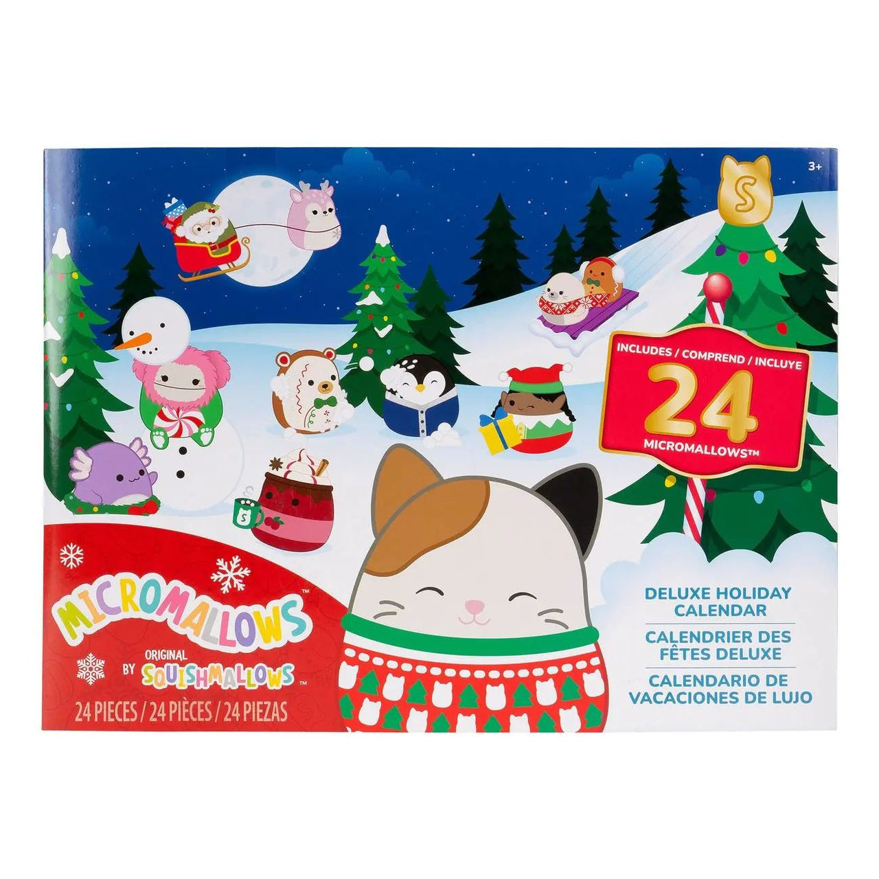 Original Squishmallows Micromallows Plush 24 Piece Advent Calendar Squishmallows