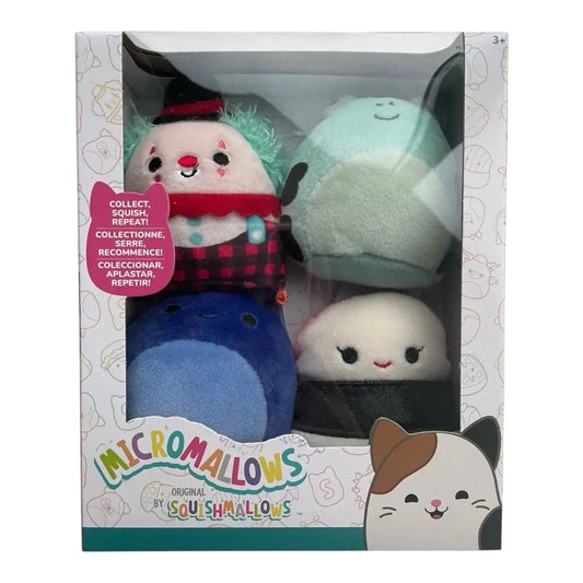 Squishmallows Micromallows Plush 4 Pack Solenn Preeti Ukee Dear - My Store