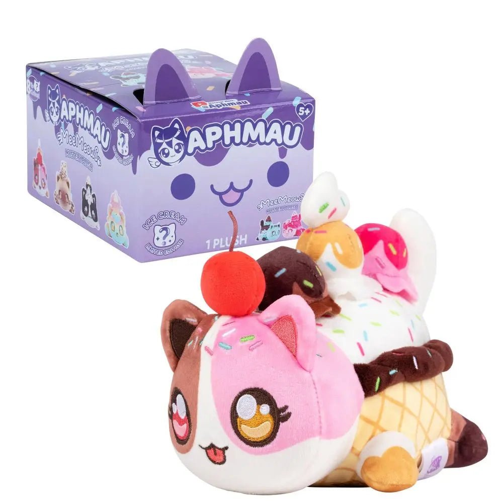 Aphmau 6" MeeMeow Mystery Plush - Ice Cream - Kawaii Toys