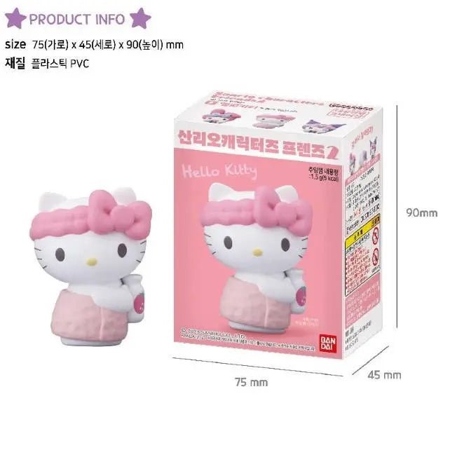 Bandai Sanrio Characters Candy Color Lovely Figure Blind Box - Kawaii Toys