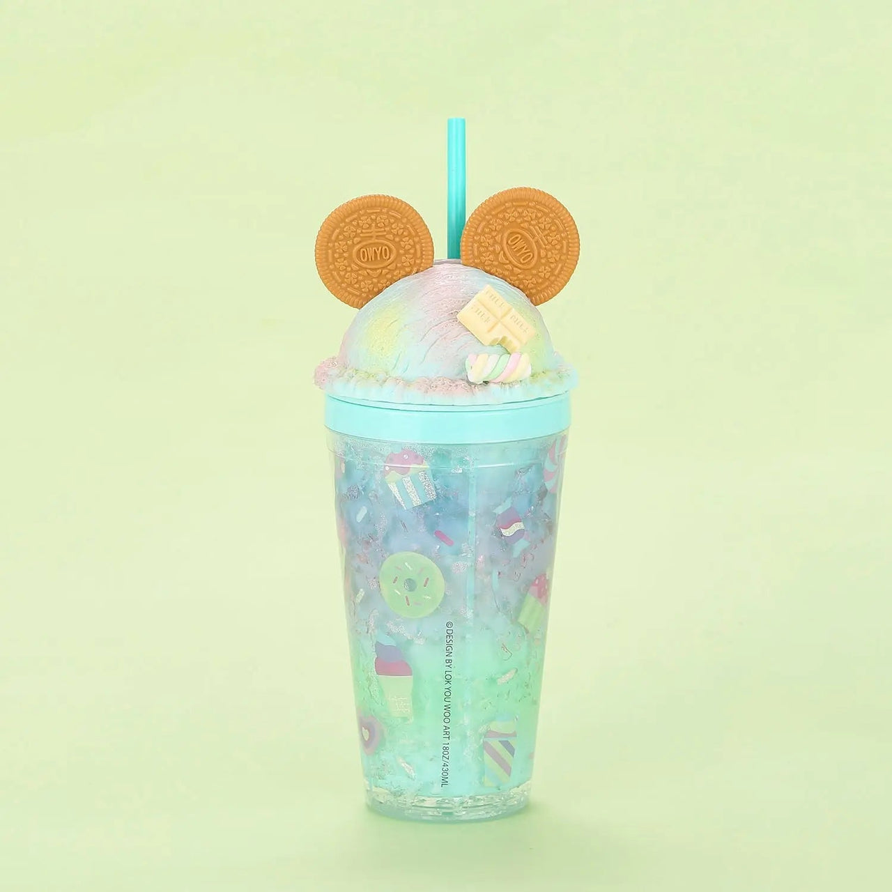 Cookie Mouse Ear Sweets Rainbow Tumbler - Kawaii Toys