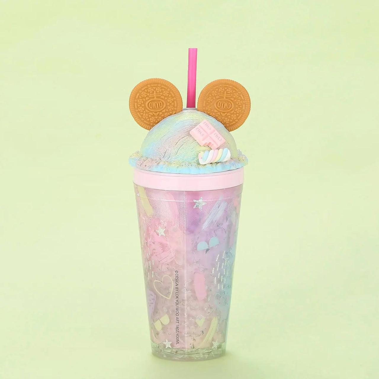 Cookie Mouse Ear Sweets Rainbow Tumbler - Kawaii Toys