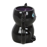 Cute and Creepy Gothic Black Cat Halloween Mug - Kawaii Toys