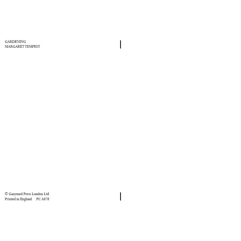 Gardening - Cute Bunnies - Margaret Tempest Postcard - Kawaii Toys