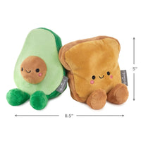 Hallmark Better Together Avocado & Toast Magnetic Soft Toy Pair - Kawaii Toys