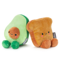 Hallmark Better Together Avocado & Toast Magnetic Soft Toy Pair - Kawaii Toys