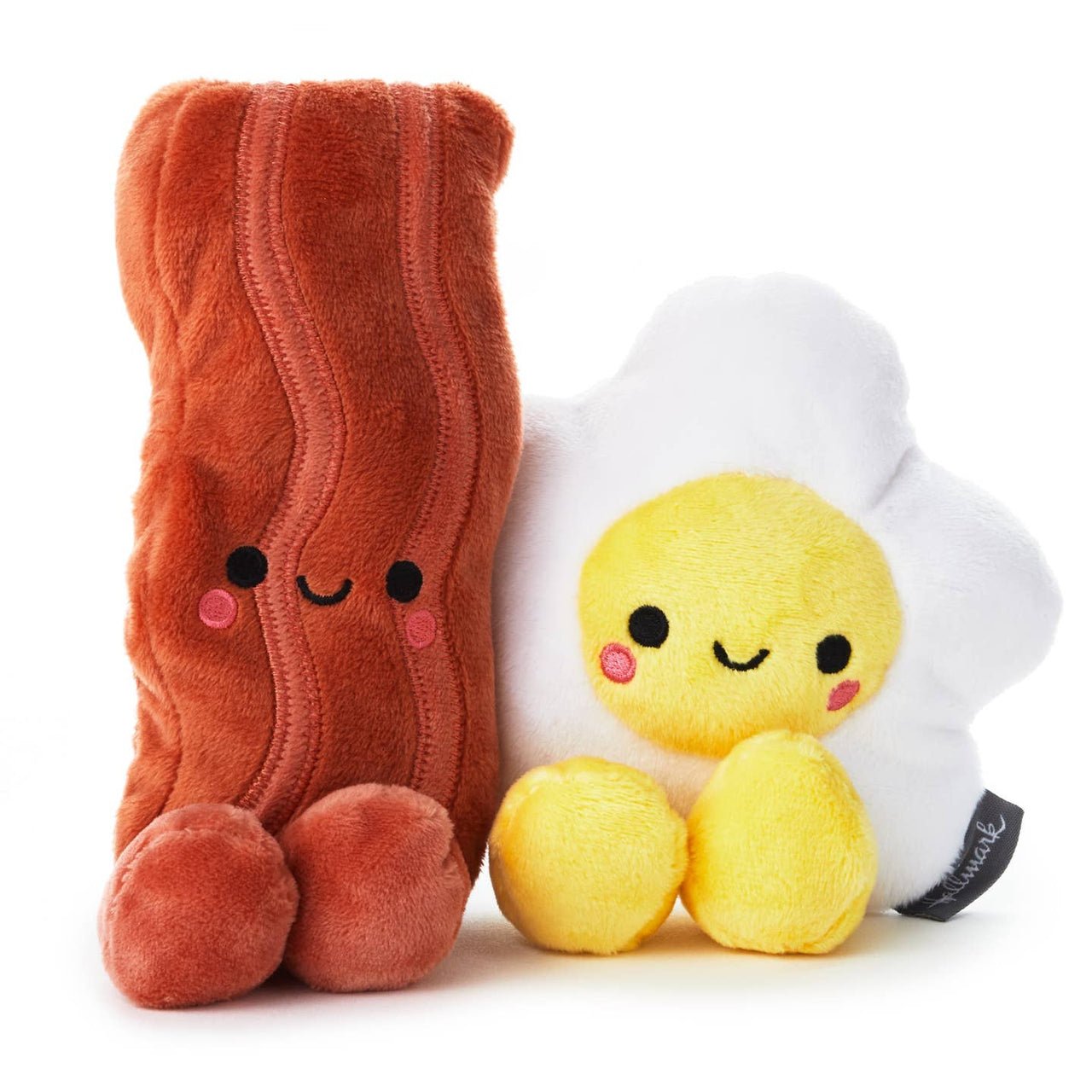 Hallmark Better Together Bacon & Egg Magnetic Soft Toy Pair - Kawaii Toys