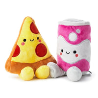 Hallmark Better Together Pizza and Pop Magnetic Plush Pair - Kawaii Toys